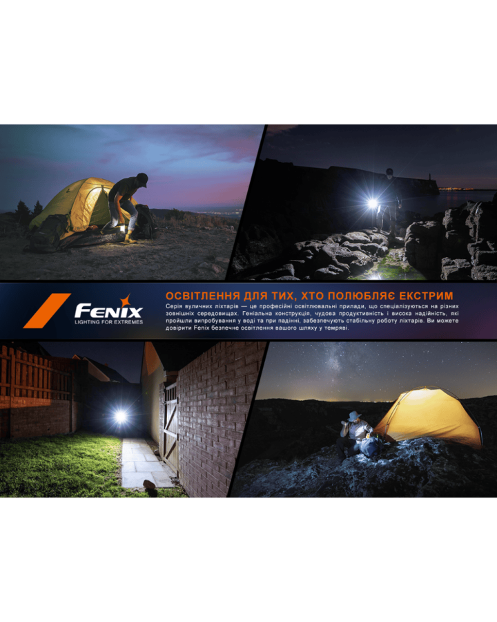Ліхтар прожектор Fenix CL27R темно-блакитний