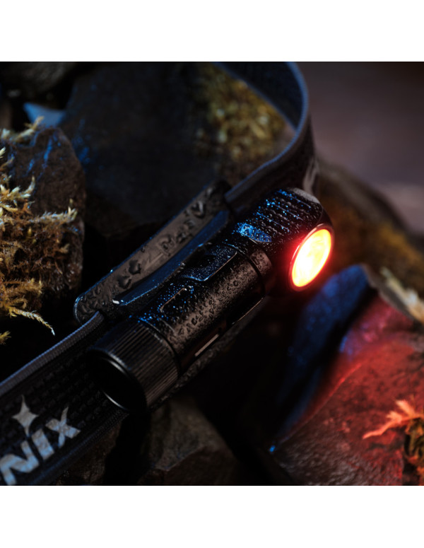 Ліхтар налобний тактичний з червоним світлом Fenix Scout (HM23 V2.0) | Лімітована серія