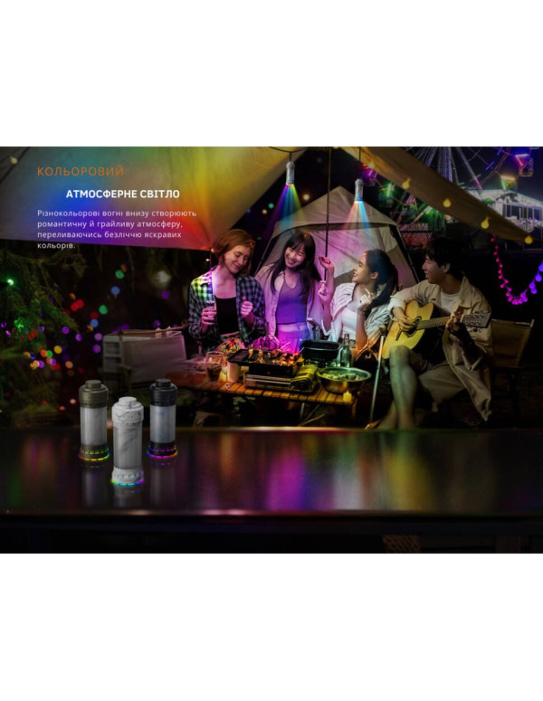 Ліхтар кемпінговий Fenix CL22R, білий