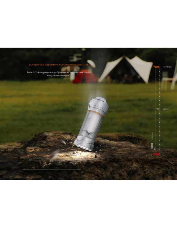 Ліхтар кемпінговий Fenix CL22R, темно-зелений