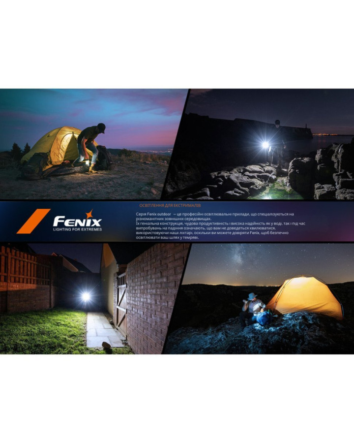 Ліхтар кемпінговий Fenix CL22R, темно-зелений