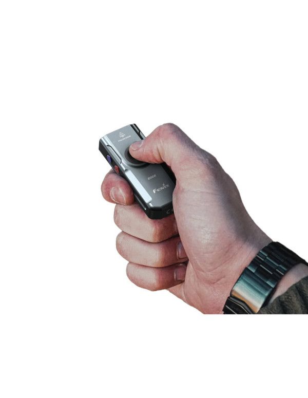 Ліхтар наключний Fenix E06R бірюзовий