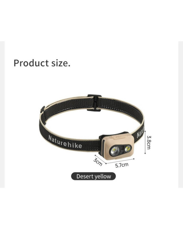 Ліхтар налобний Naturehike CNK2450ZM015, пісочний