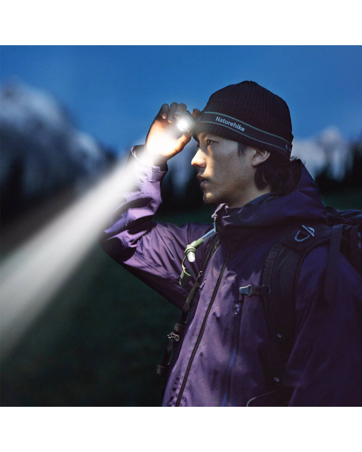 Ліхтар налобний Naturehike CNK2450ZM010, коричневий
