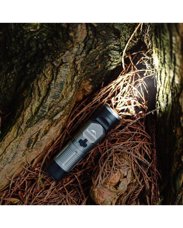 Ліхтар з кліпсою Naturehike CNK2450ZM013, чорно-сірий