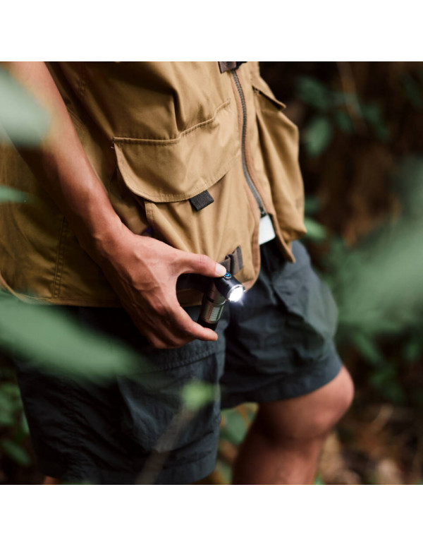 Ліхтар з кліпсою Naturehike CNK2450ZM013, чорно-сірий