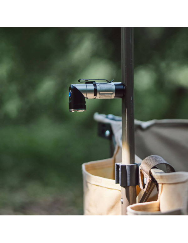 Ліхтар з кліпсою Naturehike CNK2450ZM013, чорно-сірий