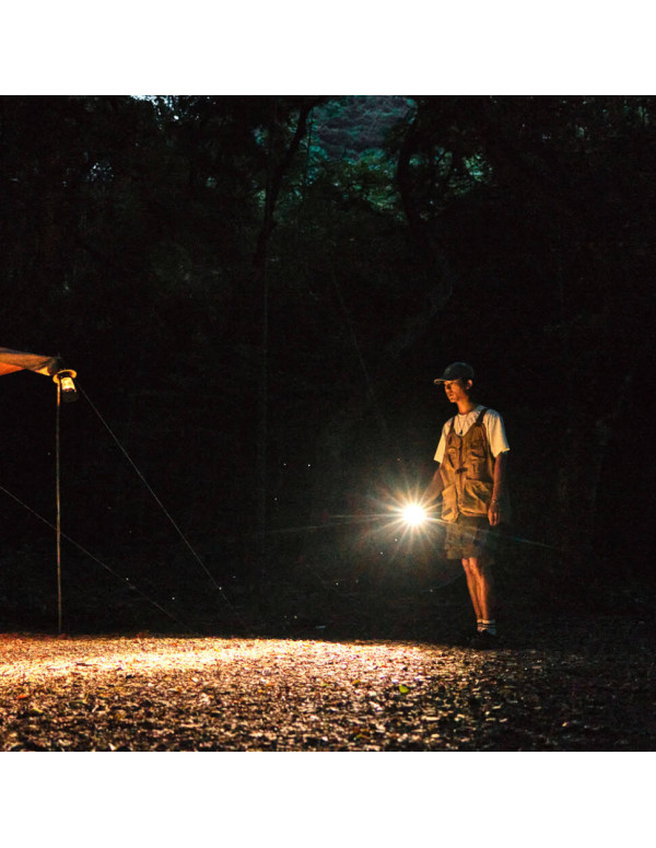 Ліхтар з кліпсою Naturehike CNK2450ZM013, чорно-сірий