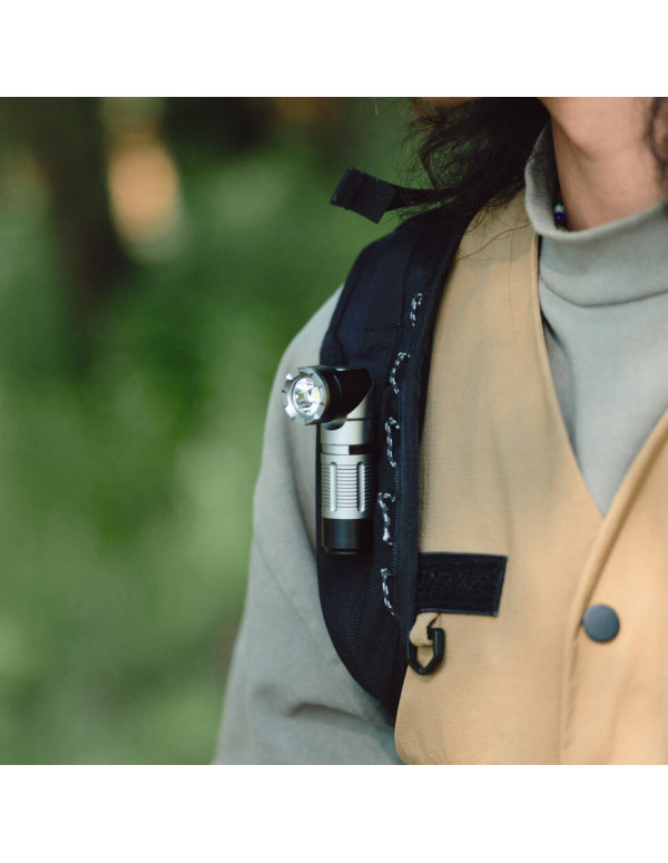 Ліхтар з кліпсою Naturehike CNK2450ZM013, чорно-сірий