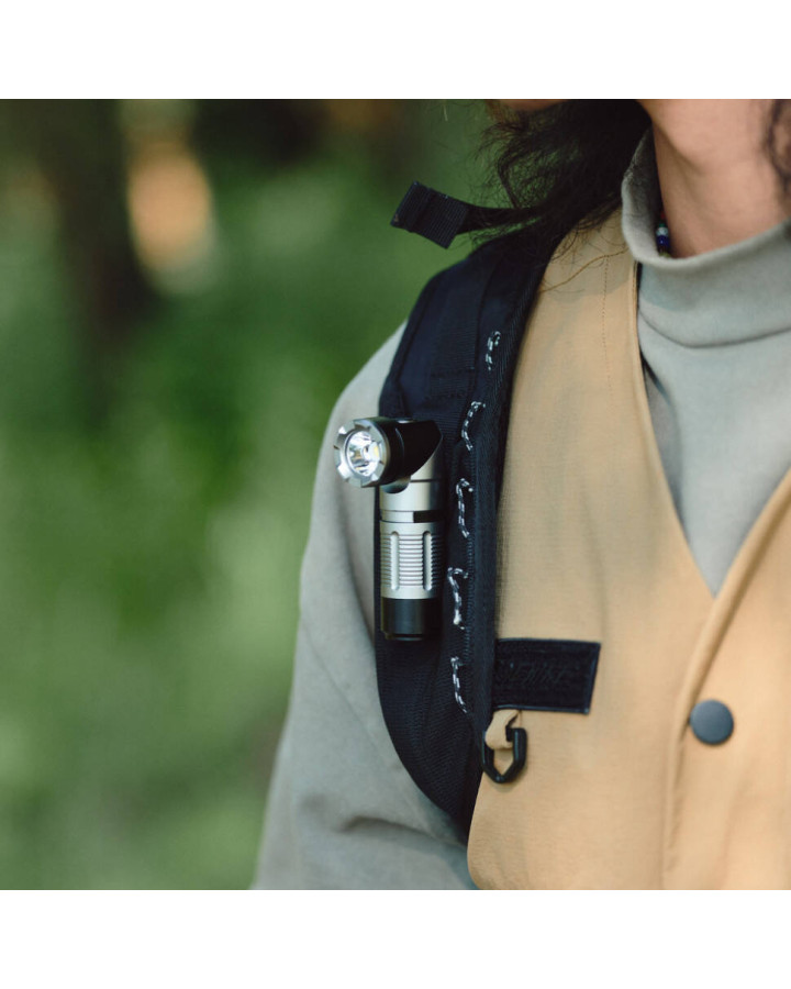 Ліхтар з кліпсою Naturehike CNK2450ZM013, чорно-сірий