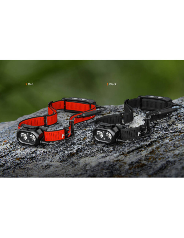 Ліхтар налобний Fenix HP12R-TRd червоний