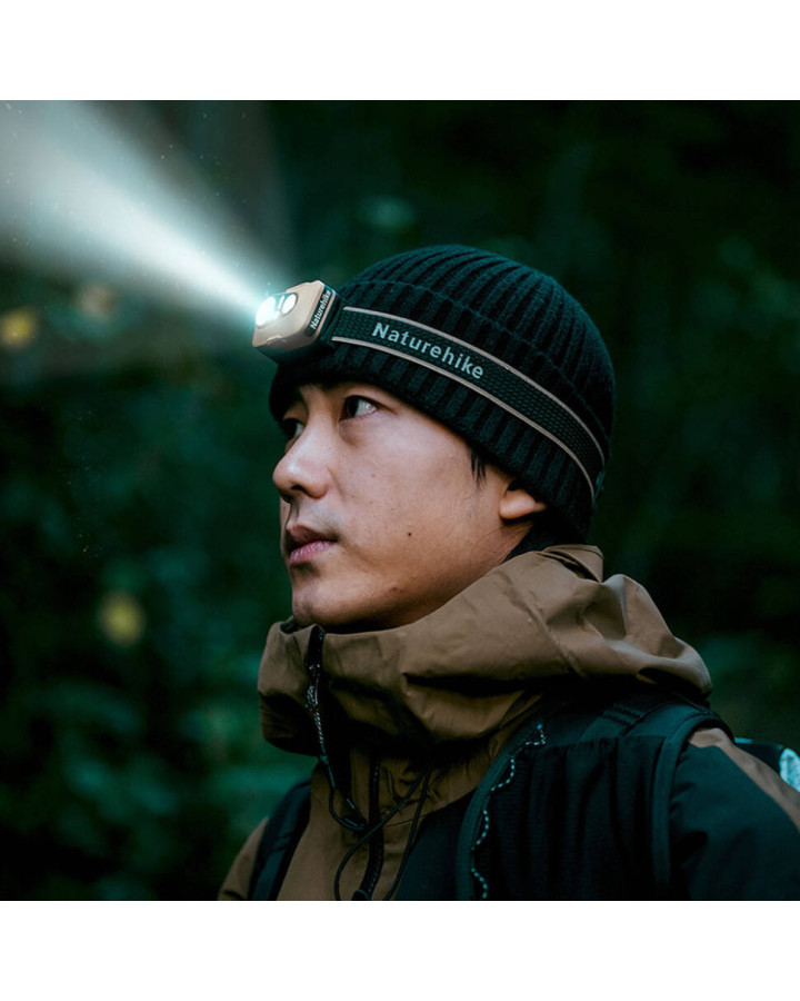 Ліхтар налобний Naturehike CNK2450ZM015, коричневий