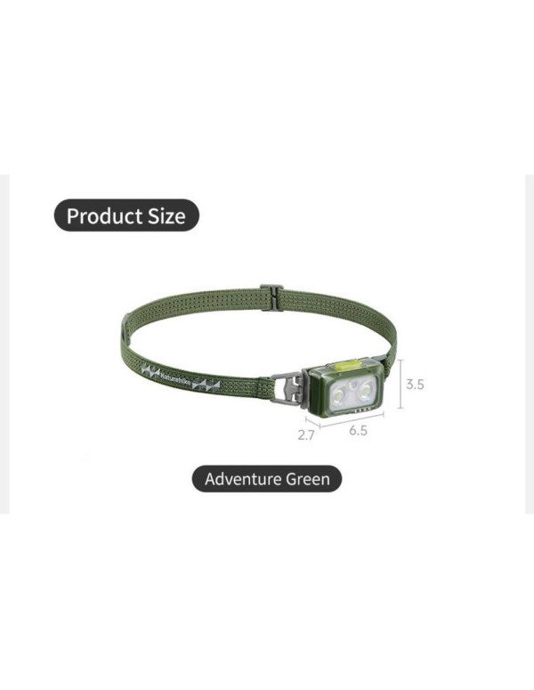 Ліхтар налобний Naturehike CNK2550ZM011, зелений
