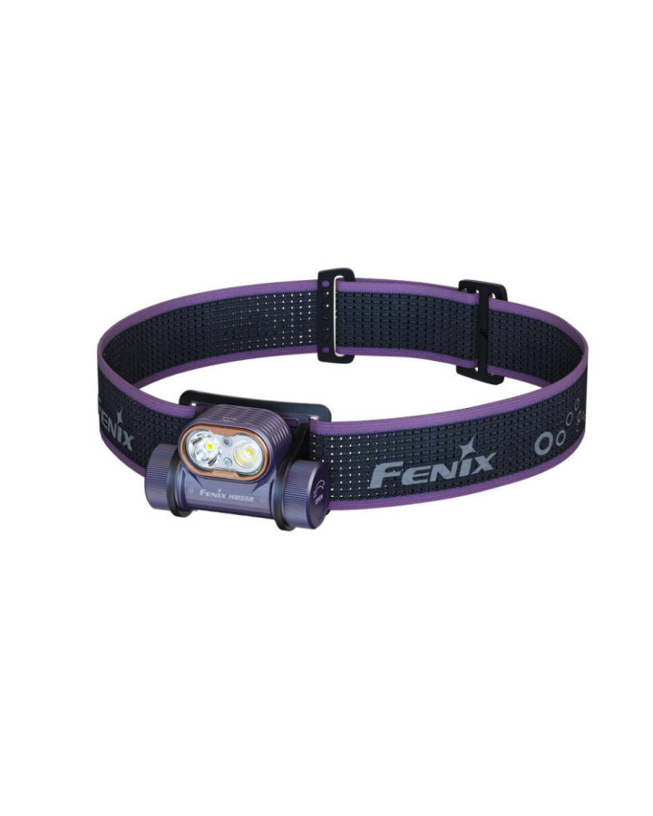 Ліхтар налобний Fenix HM55R, фіолетовий