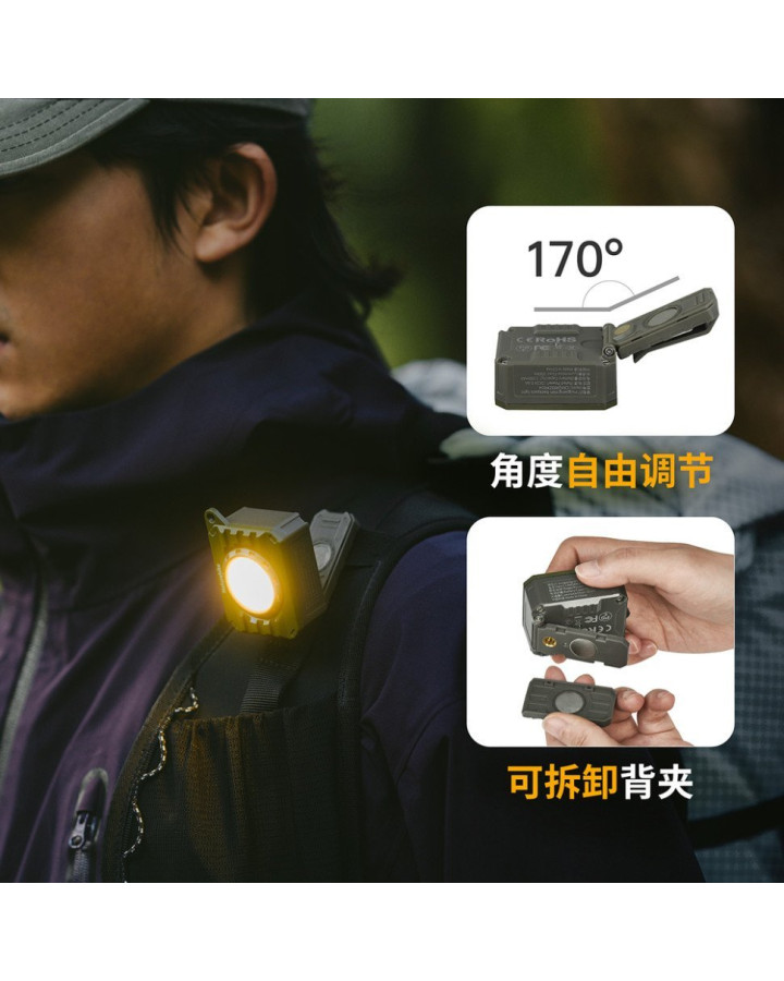 Ліхтар наключний Naturehike CNK2450ZM014, оливковий