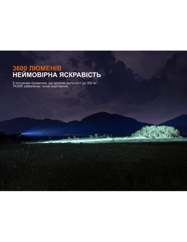 Ліхтар ручний Fenix TK25R