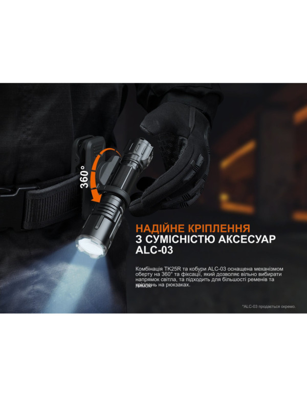 Ліхтар ручний Fenix TK25R