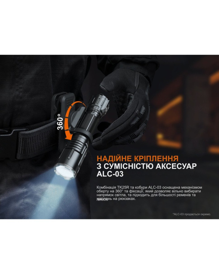 Ліхтар ручний Fenix TK25R