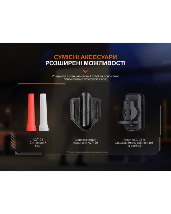 Ліхтар ручний Fenix TK25R