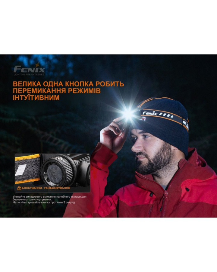 Ліхтар налобний Fenix HM60R, камуфляж | Лімітована серія