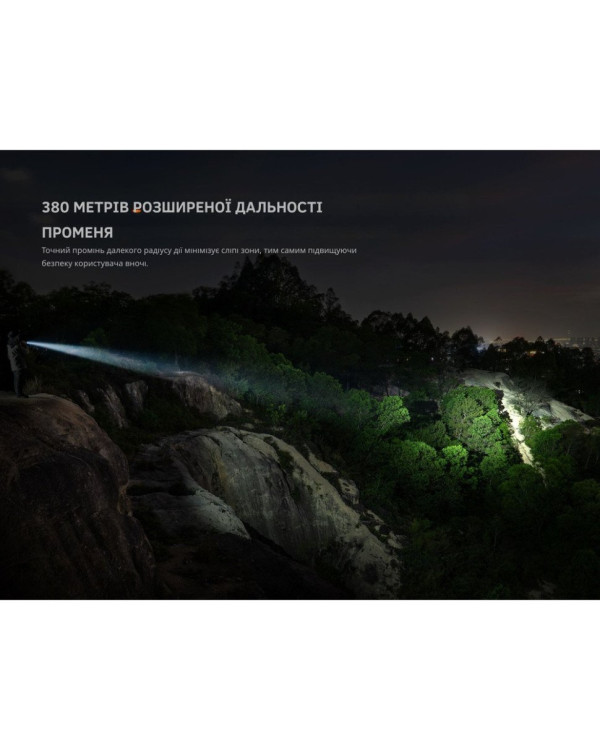 Ліхтар тактичний ручний Fenix PD35R ACE LED 2000 лм + наключний ліхтар CL01 (помаранчевий) | Лімітована серія