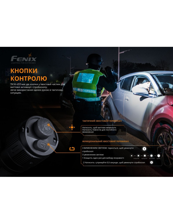 Ліхтар ручний Fenix TK16 V2.0