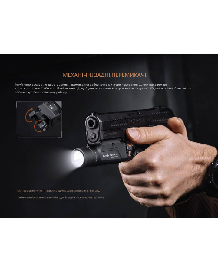 Ліхтар до пістолета Fenix GL19R V2.0