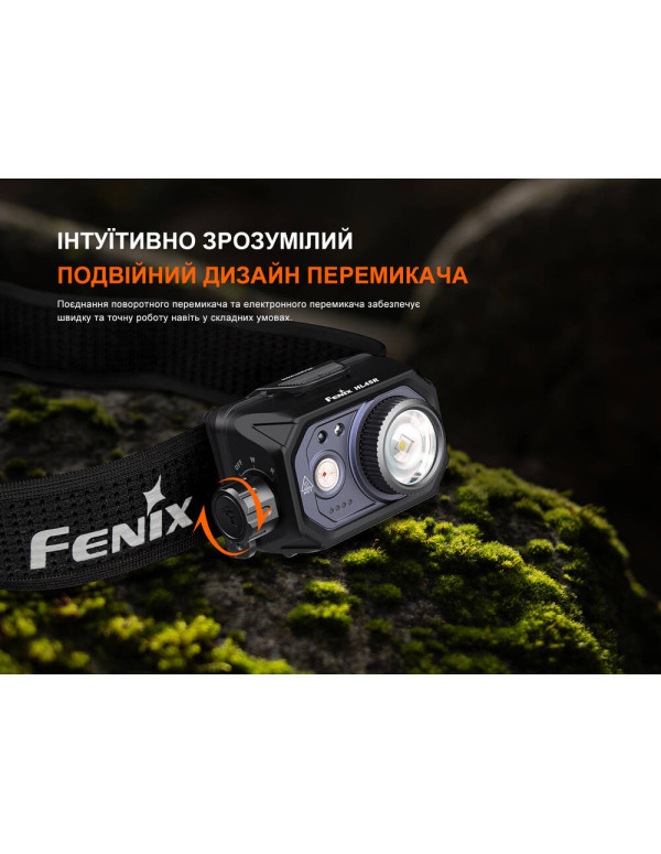 Ліхтар налобний Fenix HL45R LED з безконтактним датчиком