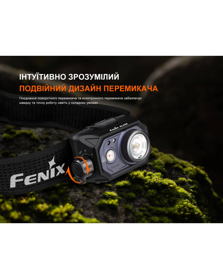 Ліхтар налобний Fenix HL45R LED з безконтактним датчиком