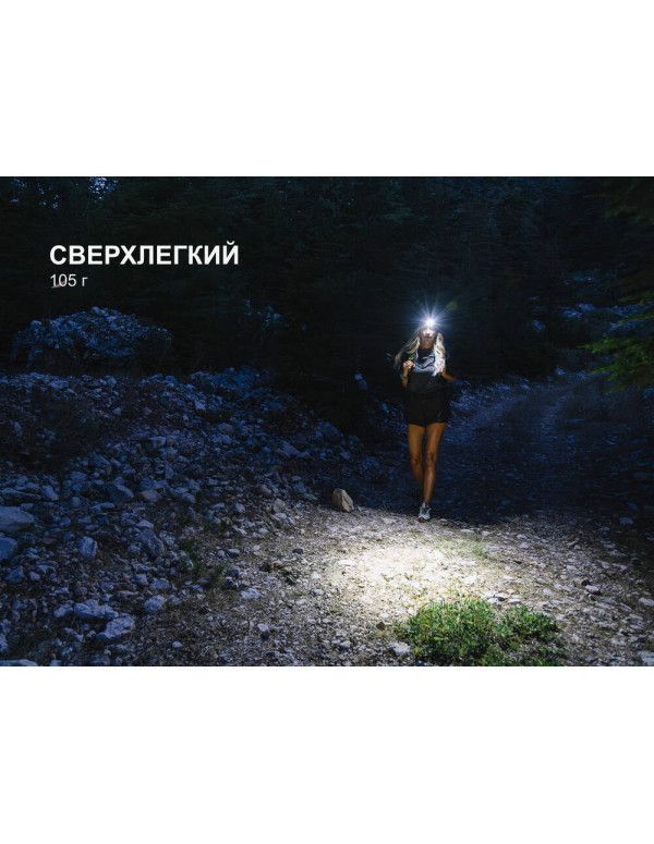 Ліхтар налобний Fenix HM55R, рожевий