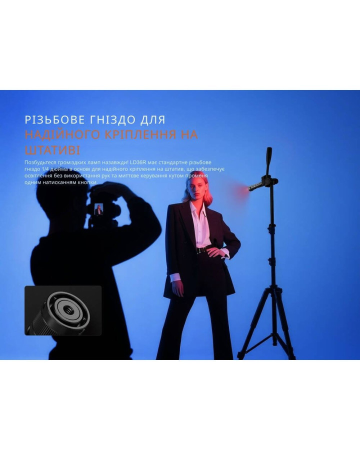Ліхтар ручний Fenix LD36RB чорний