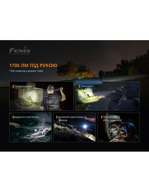Ліхтар ручний Fenix PD35 V3.0