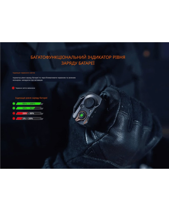 Ліхтар тактичний з червоним світлом Fenix TK35R 5800 лм | Лімітована серія