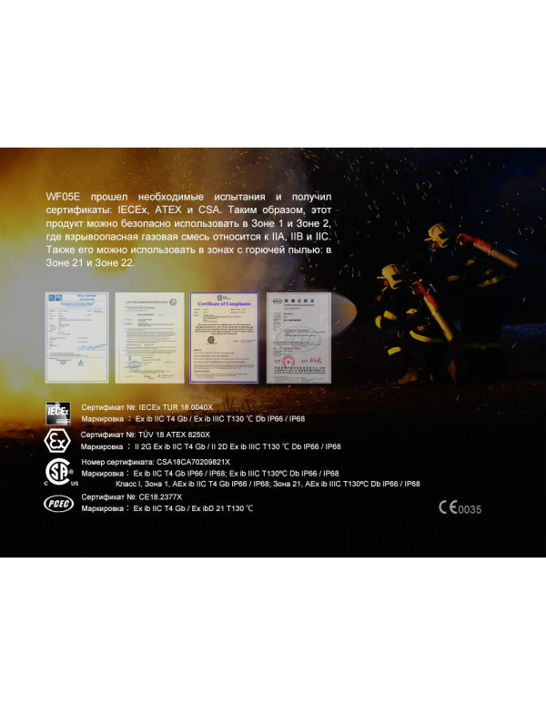 Ліхтар ручний Fenix WF05E