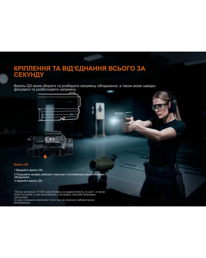 Ліхтар до пістолета Fenix GL07