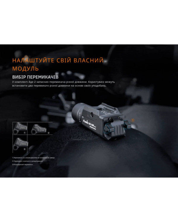 Ліхтар до пістолета Fenix GL19R V2.0