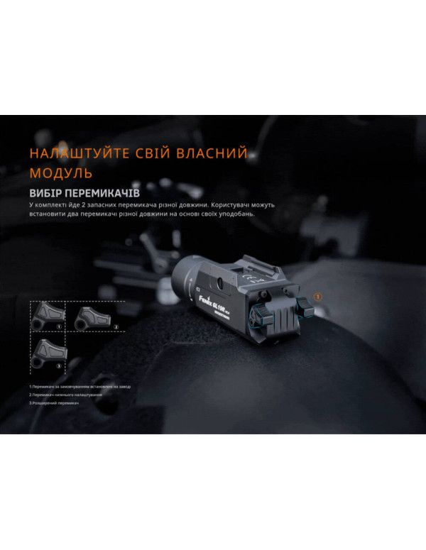 Ліхтар до пістолета Fenix GL19R V2.0