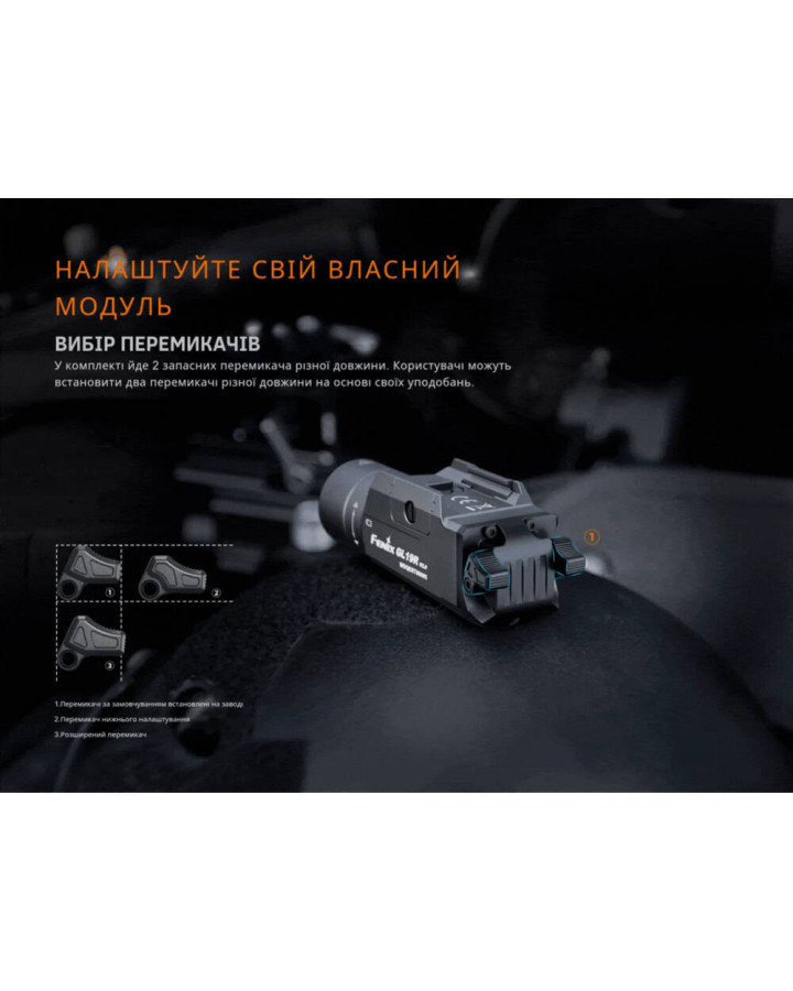 Ліхтар до пістолета Fenix GL19R V2.0