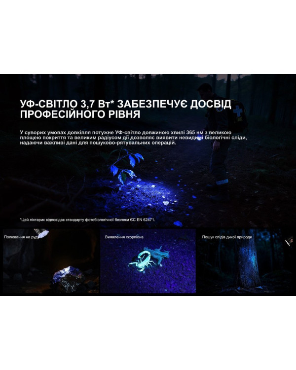 Ліхтар пошуковий ручний Fenix LR35R PRO