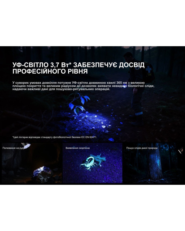 Ліхтар пошуковий ручний Fenix LR35R PRO