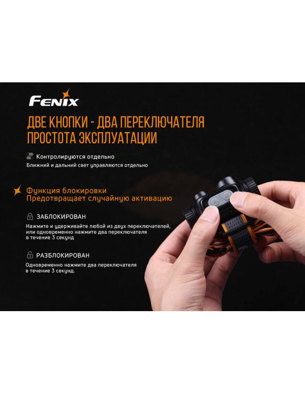 Ліхтар налобний Fenix HM65R