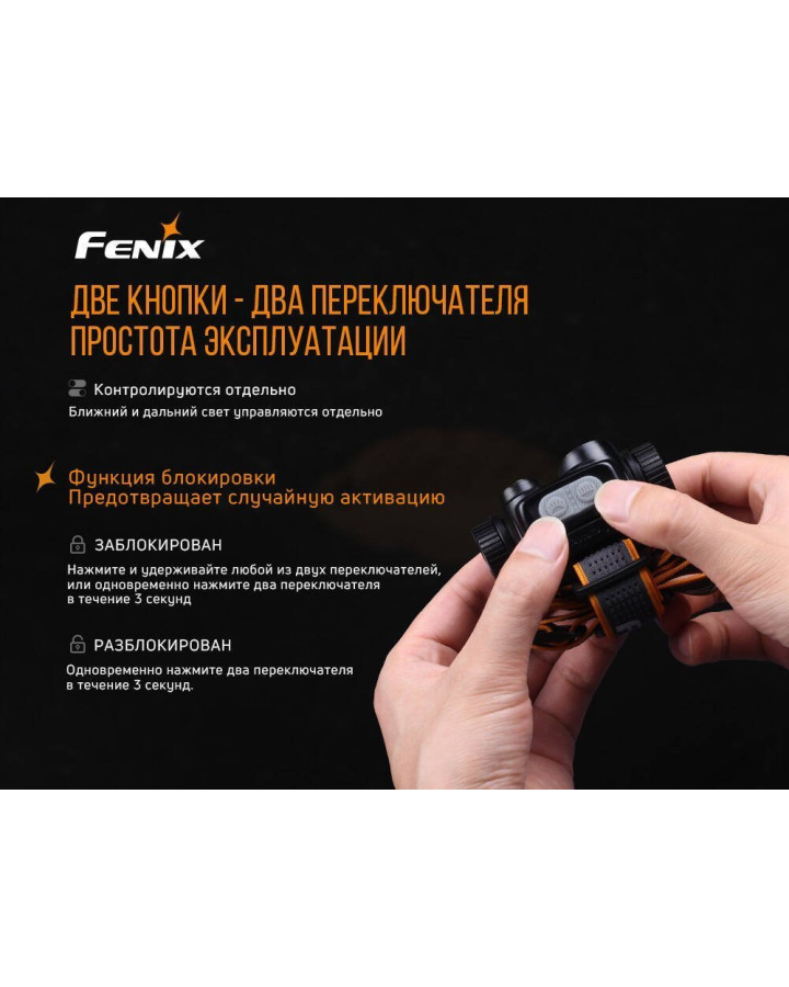 Ліхтар налобний Fenix HM65R