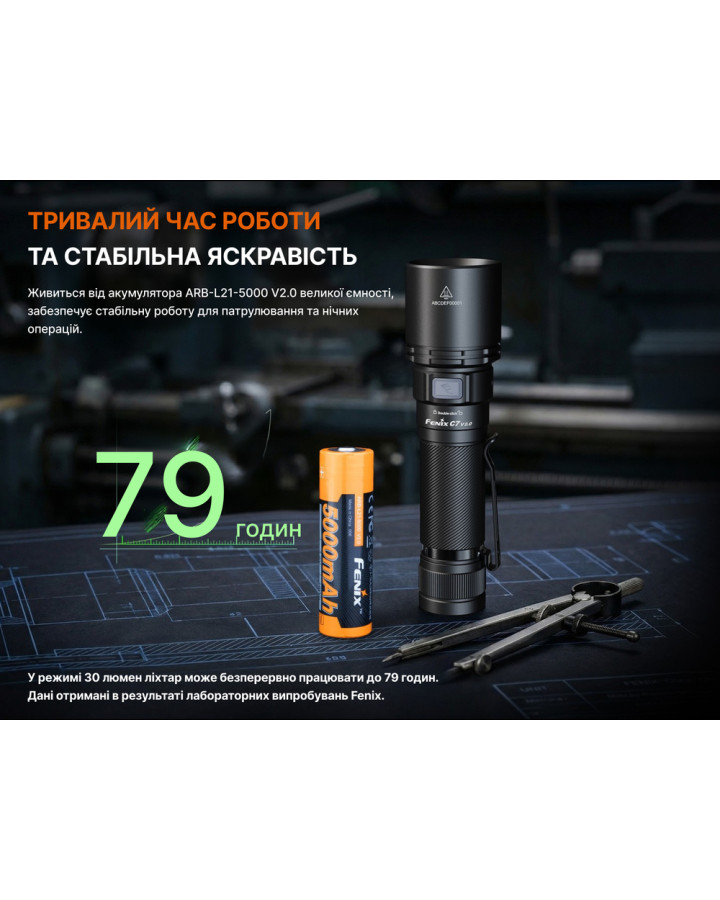 Ліхтар ручний Fenix C7 V.2.0