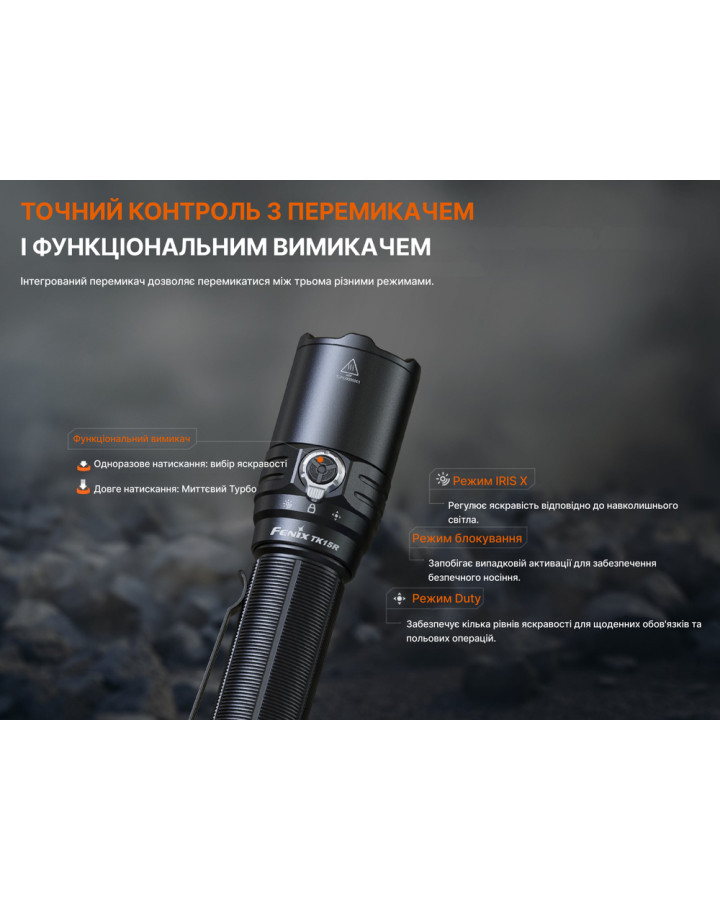 Ліхтар тактичний Fenix TK15R