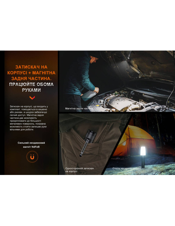 Ліхтар ручний Fenix E35R, блакитний | Лімітована серія