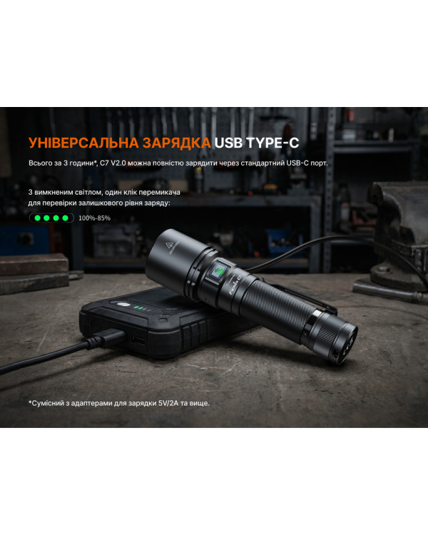 Ліхтар ручний Fenix C7 V.2.0