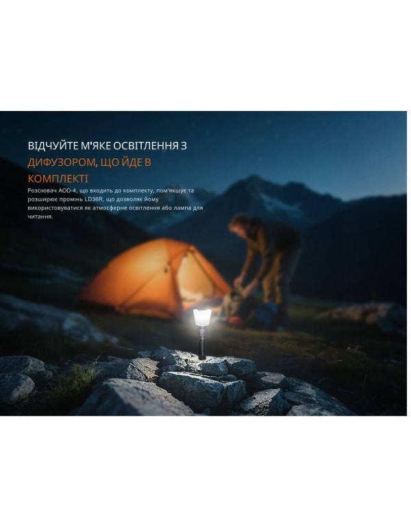 Ліхтар ручний Fenix LD36RB чорний