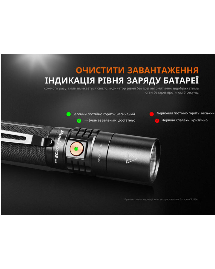 Ліхтар ручний Fenix UC35 V20 CREE XP-L HI V3