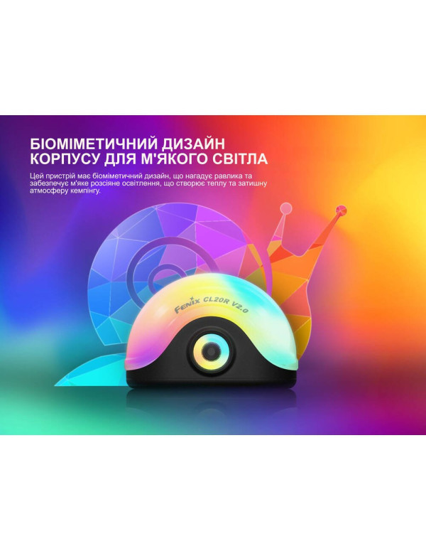 Ліхтар кемпінговий Fenix CL20R V.2.0, чорний