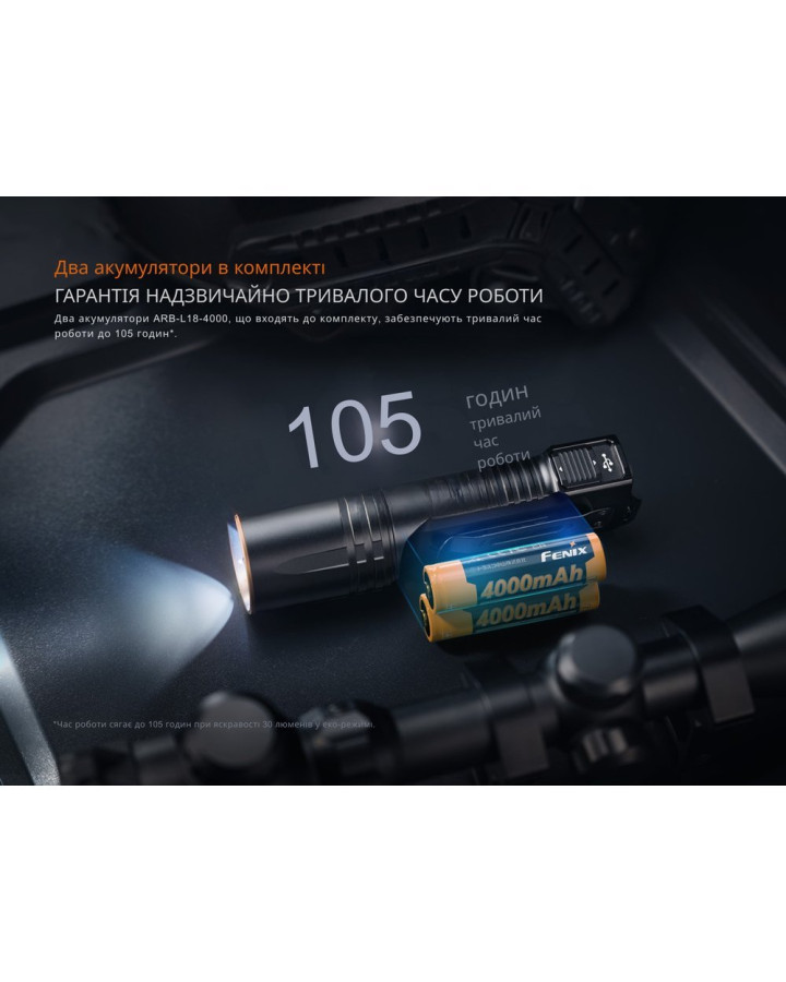 Ліхтар тактичний з червоним світлом Fenix TK35R 5800 лм | Лімітована серія
